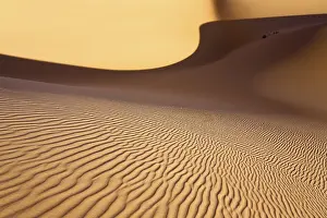 Libyan Desert Sand Dunes Impressions: Wave patterns, structures on sand dunes of the Libyan Desert