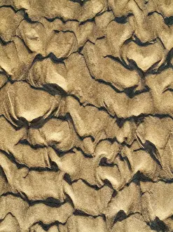 Wavy Sand Pattern Impressions: Wavy pattern in the sand of beach