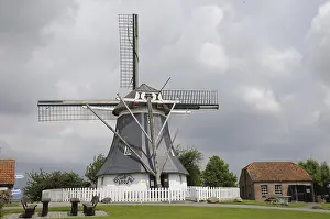 Dutch Windmill Impressions: Werdumer Muhle, Werdum, windmill