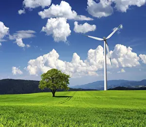 Ecofriendly Electricity Supply Impressions: Wind generator