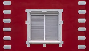Architectural Style Inspiration Impressions: The window of the red wall