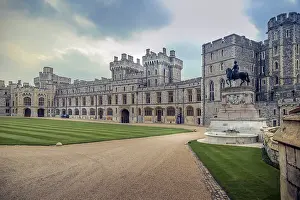 Deserted Castle Impressions: Windsor castle with dramatic light