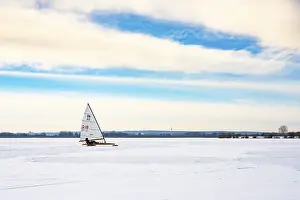 Northern Germany Winter Impressions: Winter at Dummer See with