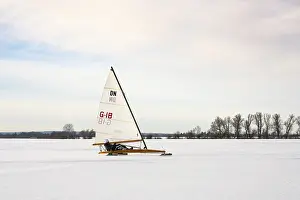 Lower Saxony Germany Winter Scene Impressions: Winter at Dummer See with