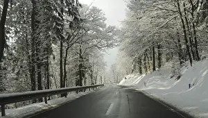 Deserted Winter Scene Impressions: Winter in the Eifel