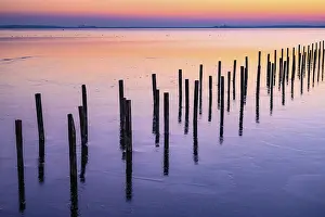 Snow Capped Landscape Photo Impressions: Winter sunset at the Dummer
