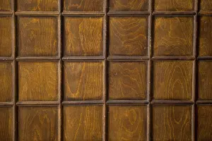 Wood Texture Background Impressions: Wood texture with checked patterns as background
