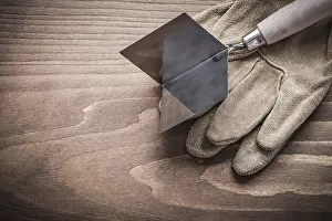 Professional Workwear Attire Impressions: Working gloves and angle former