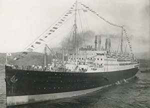 Vintage Ocean Liner Impressions: The year is 1925
