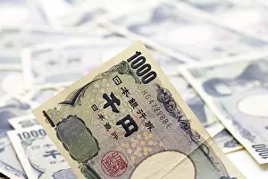 Empty Financial Market Scene Impressions: Yen notes
