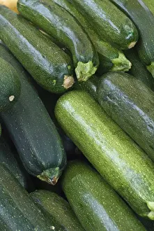 Empty Plate With Vegetables Impressions: Zucchini