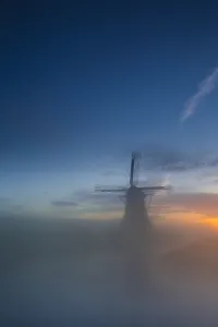 Dutch Countryside Landscape Photography Impressions: Dutch windmill