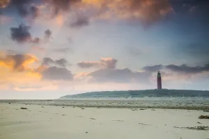 Long Exposure Beach Photography Impressions: lighthouse