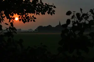 Netherlands Evening Landscape Impressions: Persingen