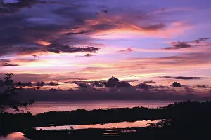 Red Sky At Sunset Impressions: Sunset