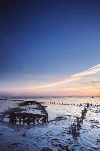 Europe Coastal Scenery Impressions: Wierumerwad, Waddenzee