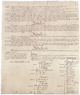 American Patriotism Impressions: US Constitution