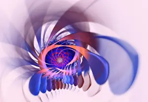 Abstract Digital Art Impressions: Fractal Flame
