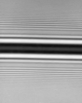 Impression encadrée : Diffraction de Fresnel par Fils Mince.