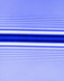 Impression encadrée : Diffraction de Fresnel par fil mince. Impression encadrée : Diffraction de Fresnel par fil mince.