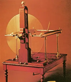 Historical Scientific Instruments Impressions: Jesse Ramsden, Electrostatic Generator, 18th Century