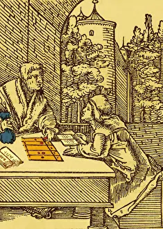 Colorful Medieval Artwork Impressions: Medieval Arithmetic