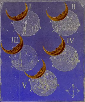 Astronomy Illustrations Impressions: Phases of an eclipse