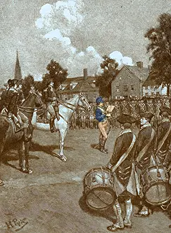 Declaration Of Independence Impressions: Reading of Declaration of Independence, 1776